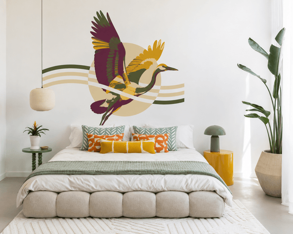 Mural Crane Rise - Amsterdam Creative Wall Paint