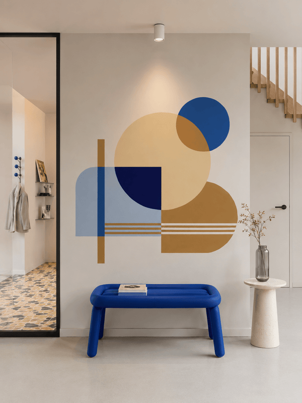 Mural Shape Symphony - Amsterdam Creative Wall Paint